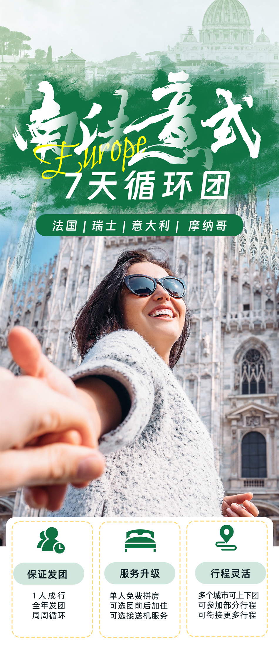 巴黎、琉森、米蘭、羅馬